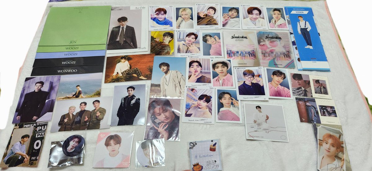 SEVENTEEN 交換 譲渡 ポストカード 缶バッジ アクスタ 譲 画像 求