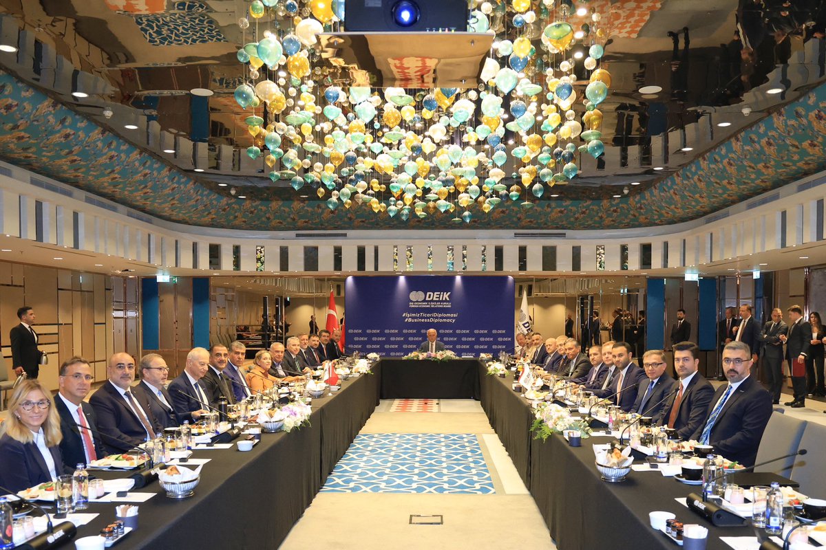 DEİK'imizin (Dış Ekonomik İlişkiler Kurulu) 40. yılında yapılacak 38. DEİK Olağan Mali Genel Kurulumuz öncesinde iş dünyamıza ait gündem ve gelecek dönem faaliyetlerimizi değerlendirdiğimiz DEİK Yönetim Kurulu Toplantısına katıldık.

#İşimizTicariDiplomasi