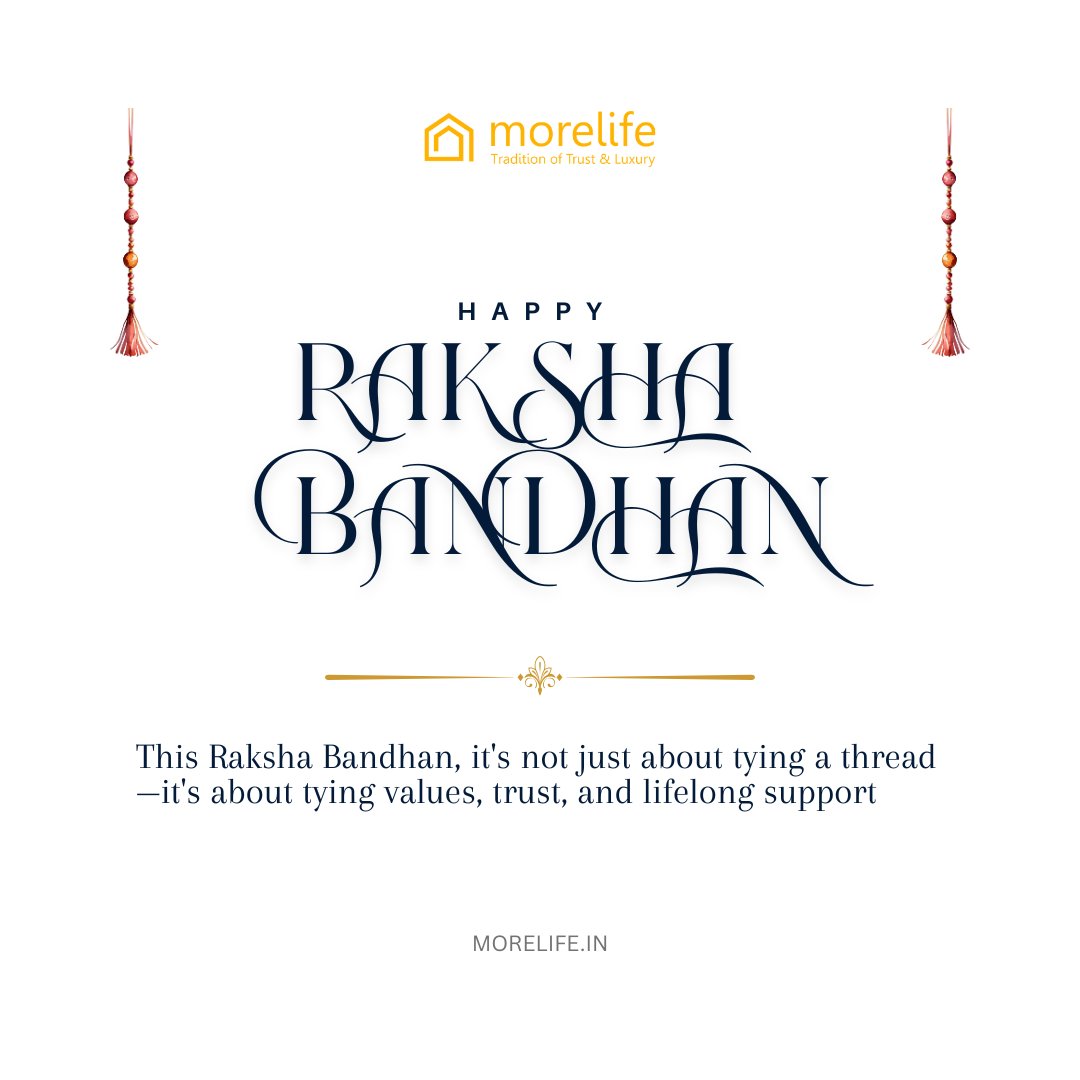 morelifein's tweet photo. Happy Raksha Bandhan from https://t.co/BRMFKvo1o2!
May this Raksha Bandhan 2025 bring joy, prosperity, and protection to you and your loved ones. 
#HappyRakshaBandhan #RakshaBandhan2025 #Morelife #MorelifeIn #FestivalOfLove #BondOfProtection #SiblingLove #HappyRakhi https://t.co/x208m5Xdcm