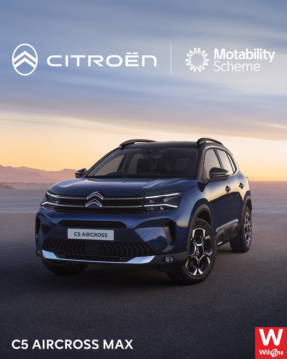 wilsonsepsom's tweet image. The Citroen C5 Aircross is available via Motability! Explore their amazing offers today

For more information, contact us today!

📞01372 736 000
✉️contactcentre@wilsons.co.uk
💻wilsons.co.uk

 #CitroenC5Aircross #MotabilityScheme
