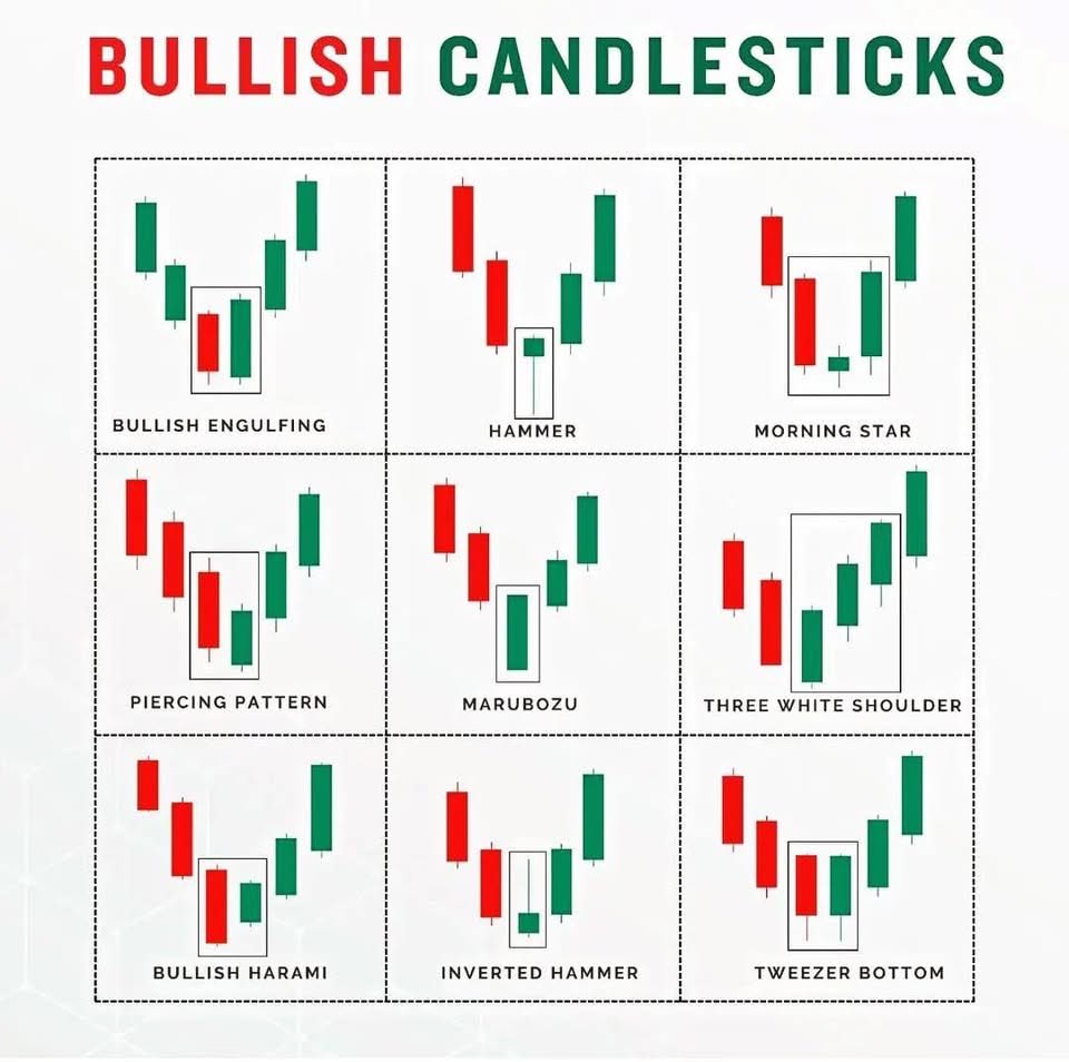 omaXchange16's tweet photo. Bullish Candlestick Patterns:π
#candlestickpatterns #bullish #candlestick #forextrading #hammerpattern #ForexEducation #explore https://t.co/L044B4r9iO