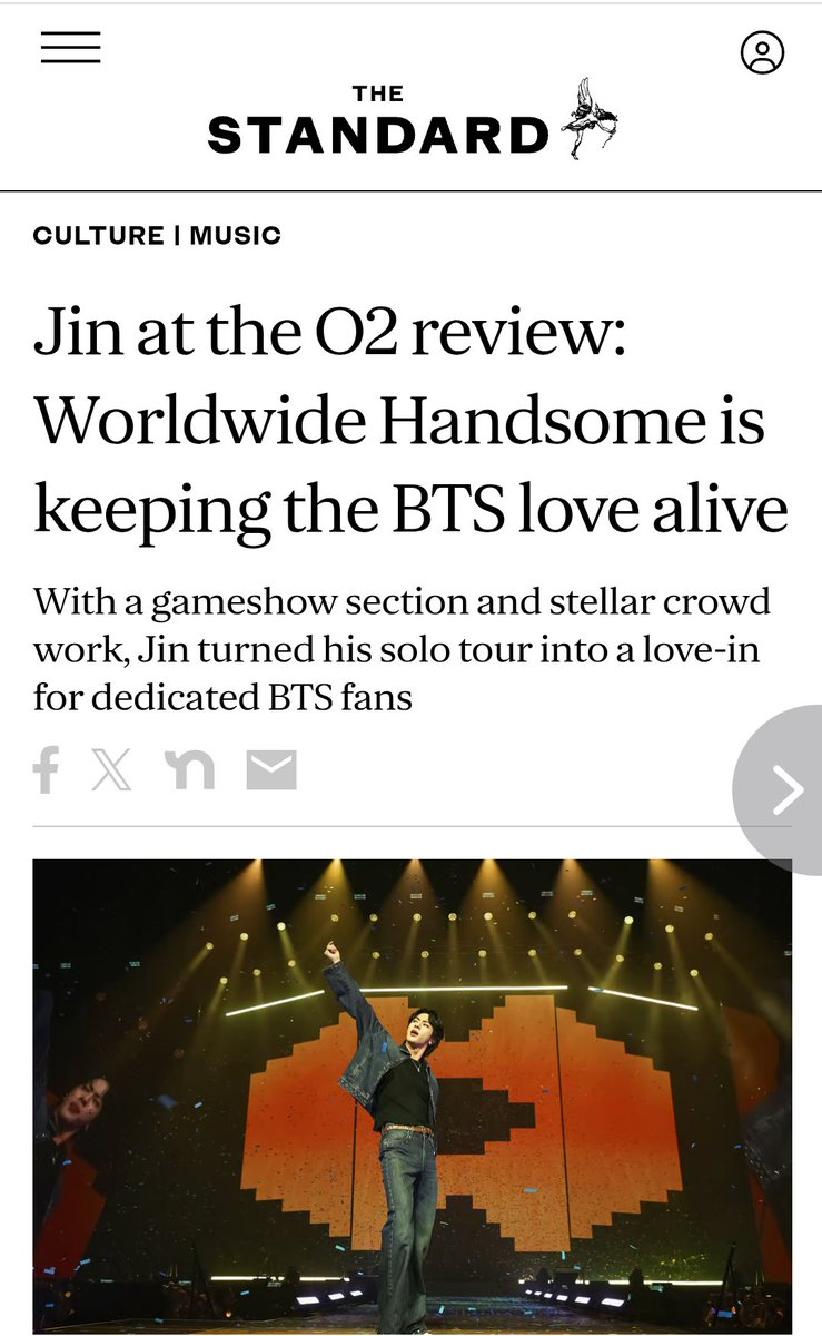 JIN UPDATES tweet media