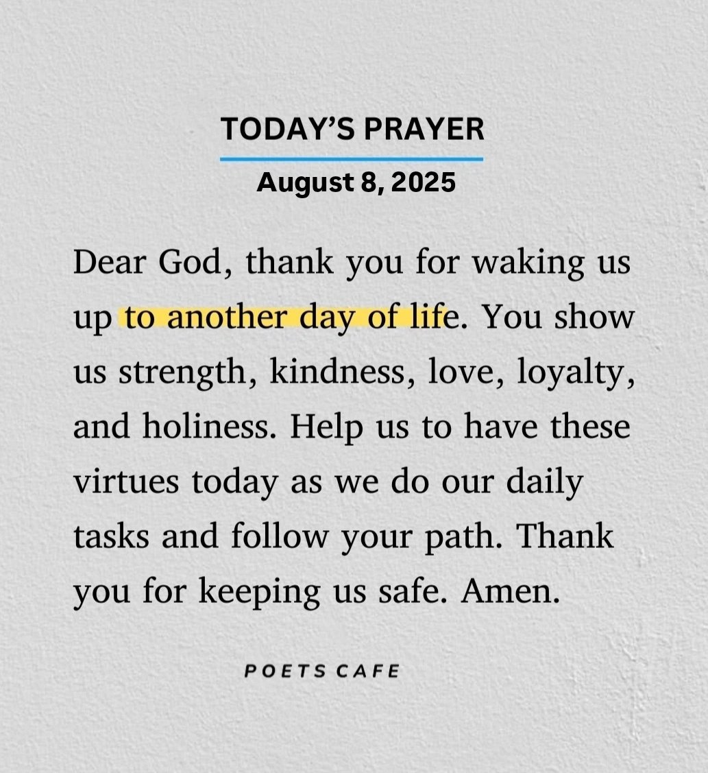 Today's prayer