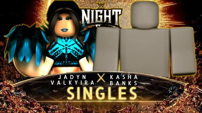 ROBLOXWWE2026's tweet photo. 💸Jadyn Valkyira defends her IC Championship against Kasha Banks who will come out on top? https://t.co/oiR5PPlekU