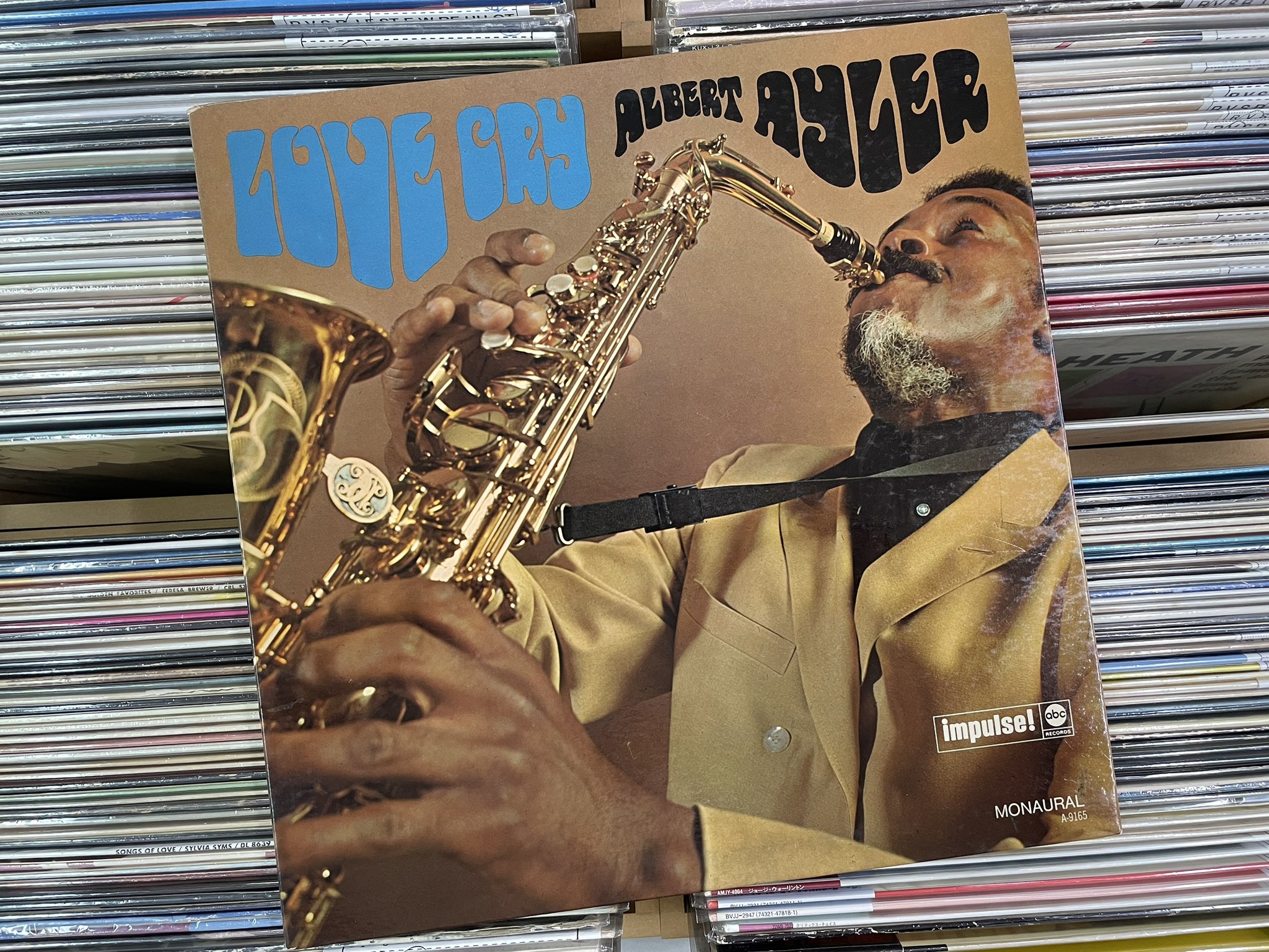 LP Albert Ayler Love Cry IMP88072PROMO IMPULSE プロモ /00400 Albert Ayler: Love Cry LP (Verve By Request Series) - Verve