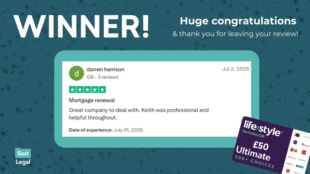 We love hearing from you &amp; we love giving back even more! 💬
Check out our winning review below (drawn at random) to see this month's feedback winner 🏆

⭐ ⭐ ⭐ ⭐ ⭐

Want to be next? Leave us a Trustpilot review: orlo.uk/XY584

#reviews #incentive #winners