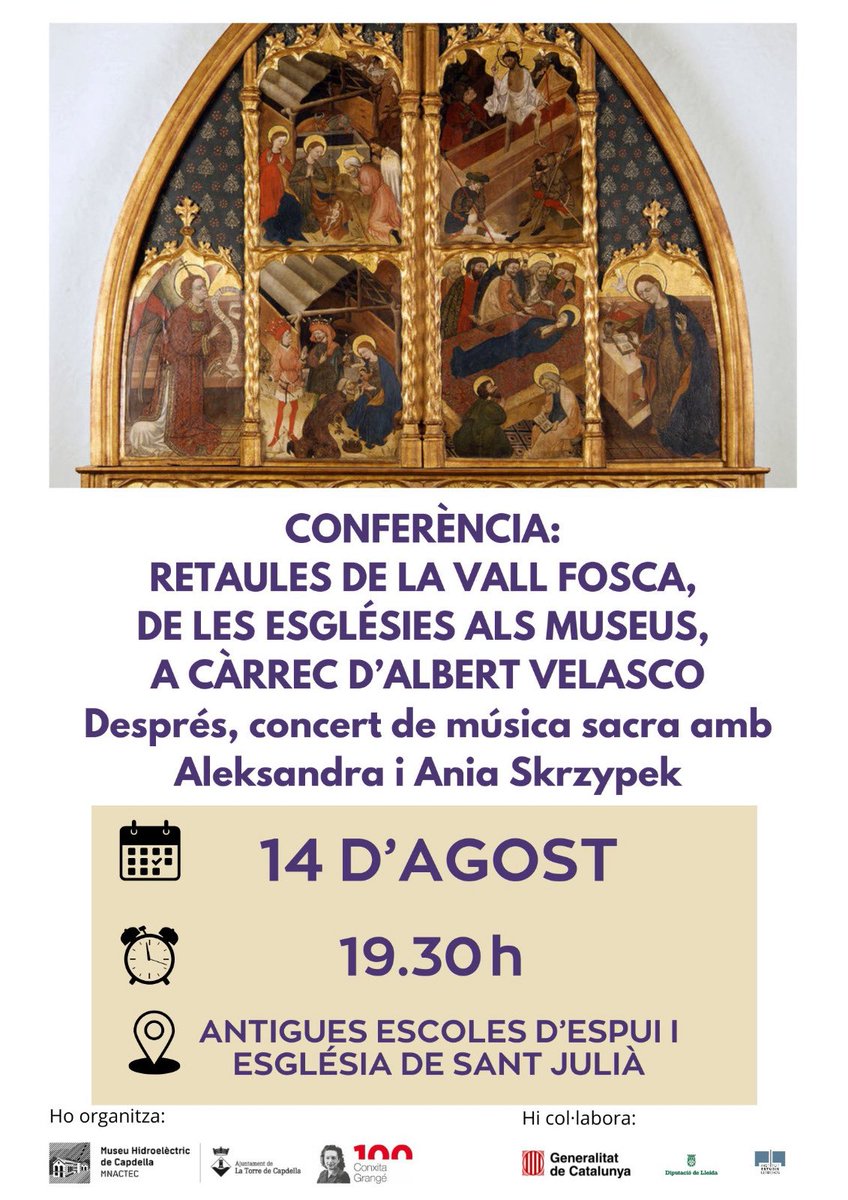 El proper dijous, prèdica i sermó retaulístics a Espui, a la Vall Fosca.