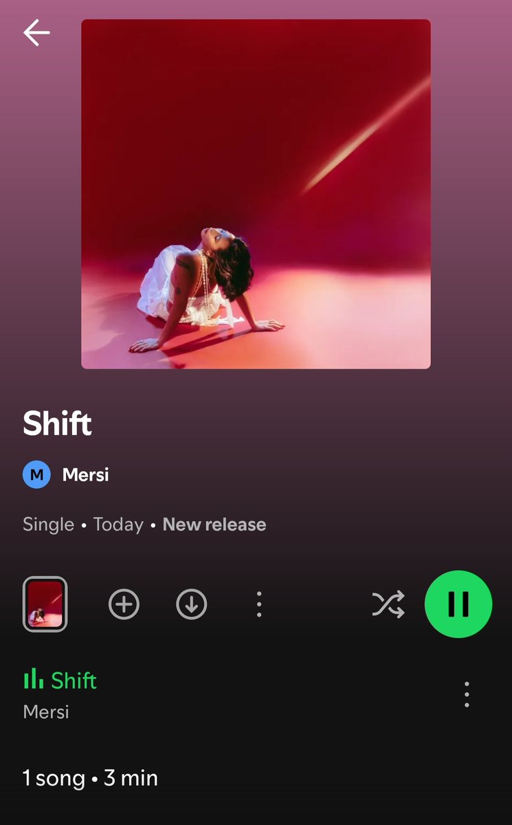 My sister Mersi's first single "Shift" just dropped TODAY

Play it NOW on your favorite streaming platforms. 🎧  mersi.lnk.to/shift

Trust me... This track is built for repeat. 😉

#MersiCarballo #ShiftMersi