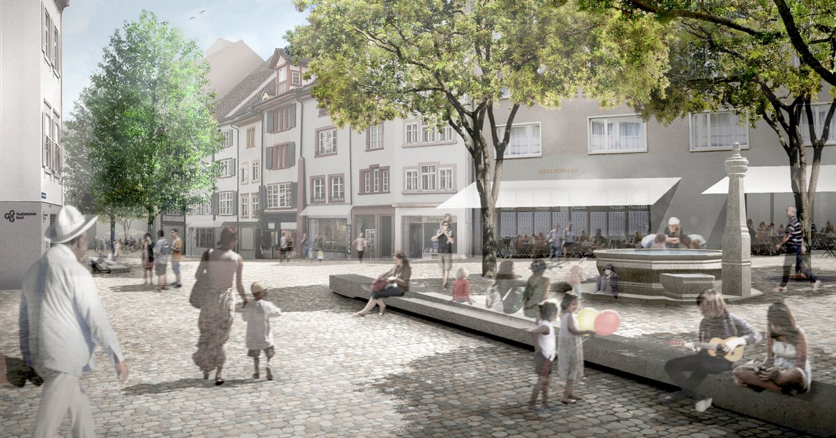 Erneuerung Rümelinsplatz verzögert sich aufgrund von Einsprachen bs.ch/medienmitteilu…