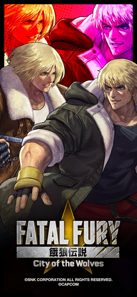 📱 Ken Joins the Battle! Smartphone Wallpaper Present
New illustration by SNK artist Eisuke Ogura 🌟
Here's an alternate design! 💫
Get fired up this summer with FATAL FURY: CotW! 🔥

🎮 Reply with #CotW_Ken!
Let's see your play reports and screenshots✨
