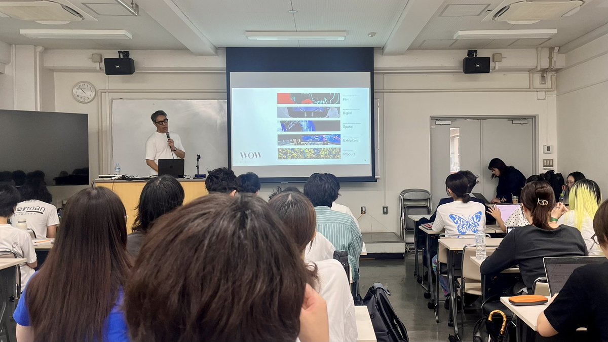 東京藝術大学 社会連携講座「芸術と社会 〜21世紀の社会が求める創造性とは〜」にて、WOW代表・高橋裕士が基調講演を行いました。本講座は、芸術家と企業の相互理解を深めることを目的に開講。WOWの創造の根源についてお話ししました。