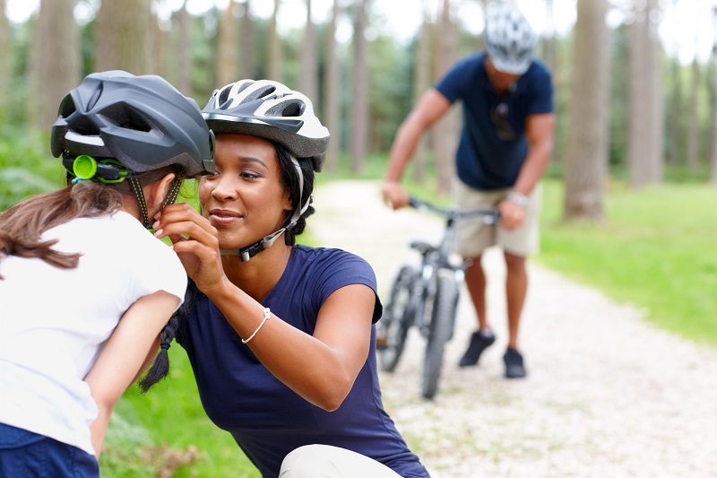 #ShareAndCare #BikeSafety #Educational Always wear a helmet accidents happen, and head injuries are real. You may not see the side effects' now but they will show up over the years Protect your child as well as yourself #ThinkSafety #SafetyFirst