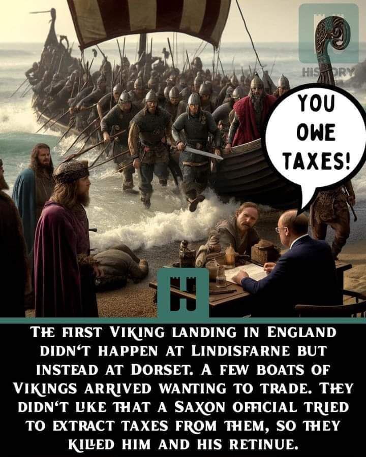 Gryphon (@gryph911) on Twitter photo GM 
Even the Vikings knew taxation was theft and dealt with it accordingly GM 
Even the Vikings knew taxation was theft and dealt with it accordingly