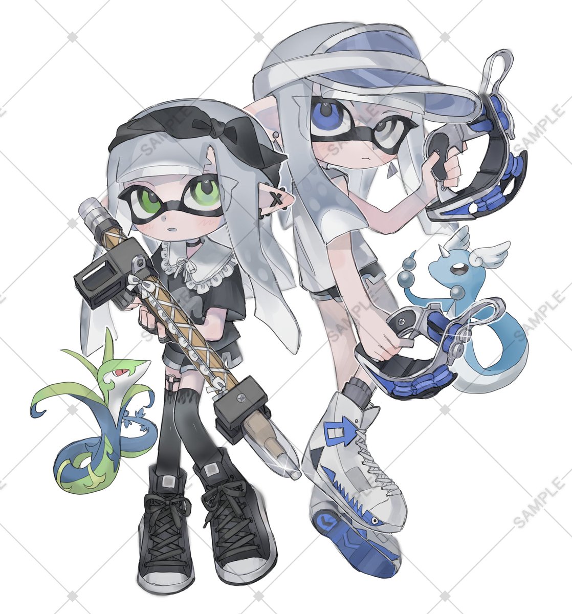 reta_suuuU's tweet photo. commission 💚💙 https://t.co/JPrOzJKftA