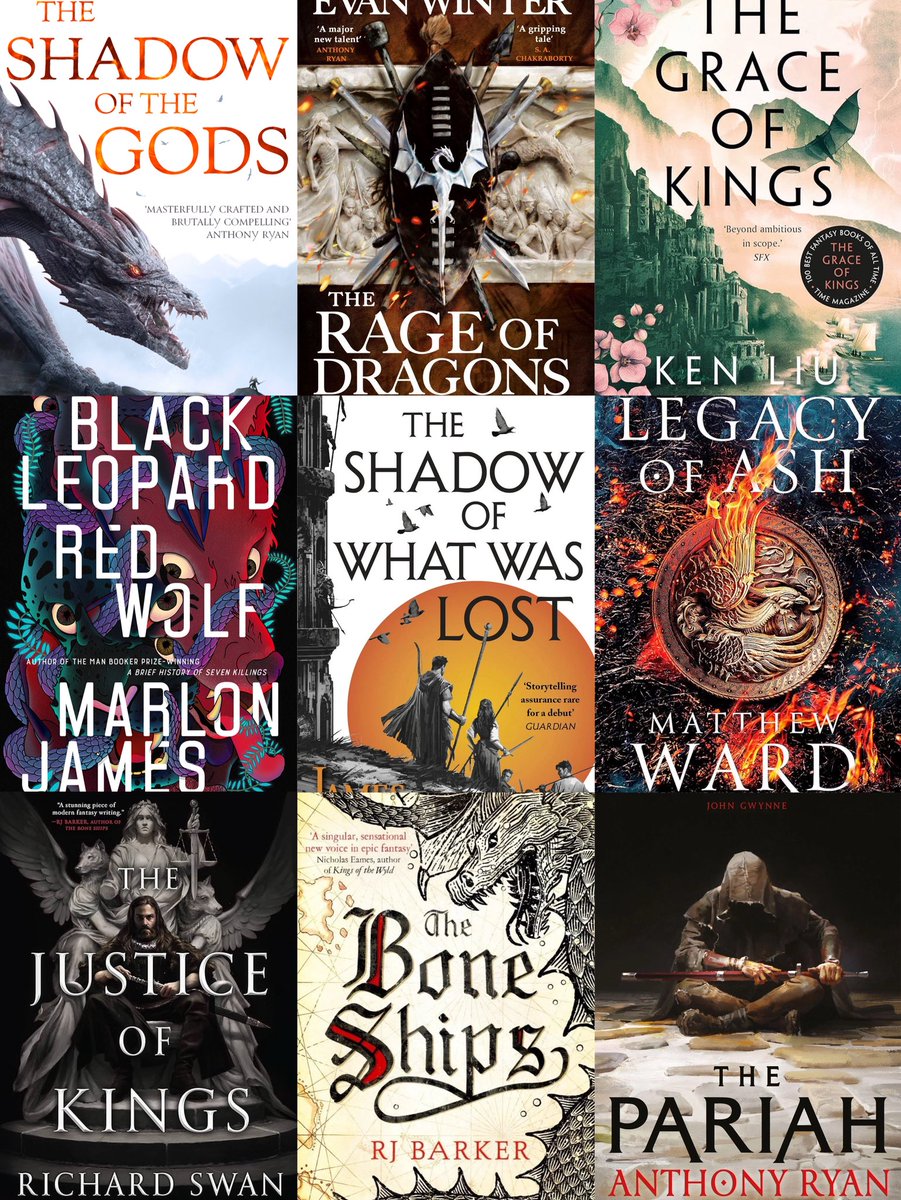 here are some recently-ished published fantasy books by male authors, some of them have been completed, some of them are still on-going

(and yes, i’m asking for more recs, i like making lists)