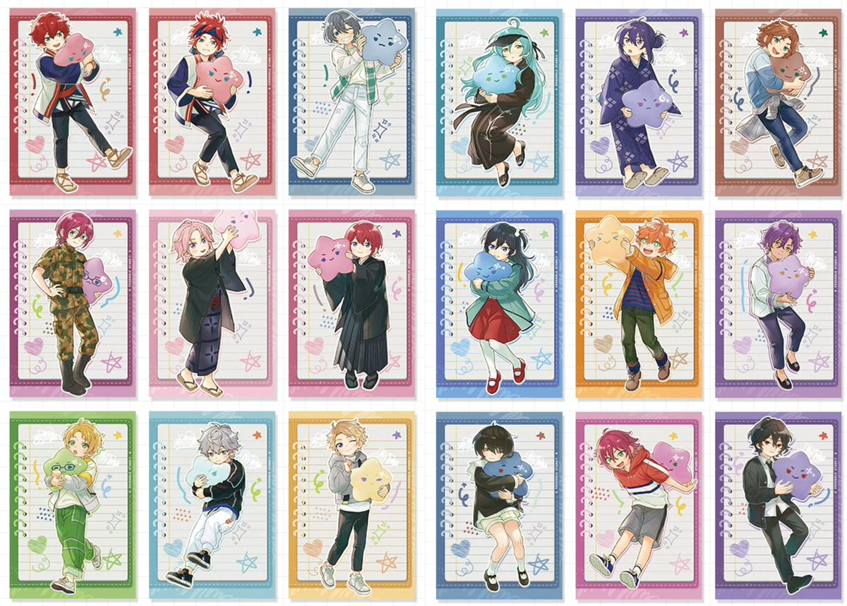 あんスタ 中国 童心珍蔵 POPUP 特典ポストカード あんスタ 中国限定 童心珍蔵主題 特典ポストカード フルセット コンプ