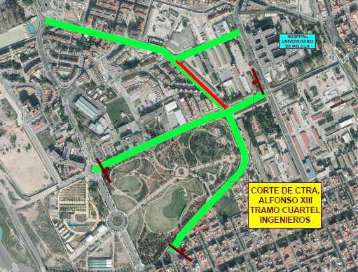 👮<a href="/policia_localML/">Policia Local de Melilla</a>
⚠️El corte de vía del carril derecho 🚧 ⛔️, sentido ascendente, de Carretera de Alfonso XIII, desde C/ Hospital Militar (rotonda) hasta C/ Capitán Arenas 🚧, permanecerá en obras.

📆Hasta el próximo 23 de agosto aprox.✅

El motivo es la renovación del acerado