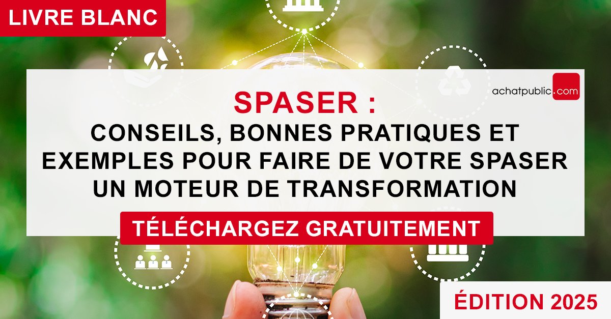 achatpublic_com's tweet photo. 📕#CommandePublique [Livre blanc] : #SPASER - Conseils, bonnes pratiques et exemples pour faire de votre SPASER un moteur de transformation. #AchatsDurables #MarchésPublics
💾 Téléchargez le lexique : https://t.co/NcbQtGYda9 https://t.co/Nv5ZPrYPoc