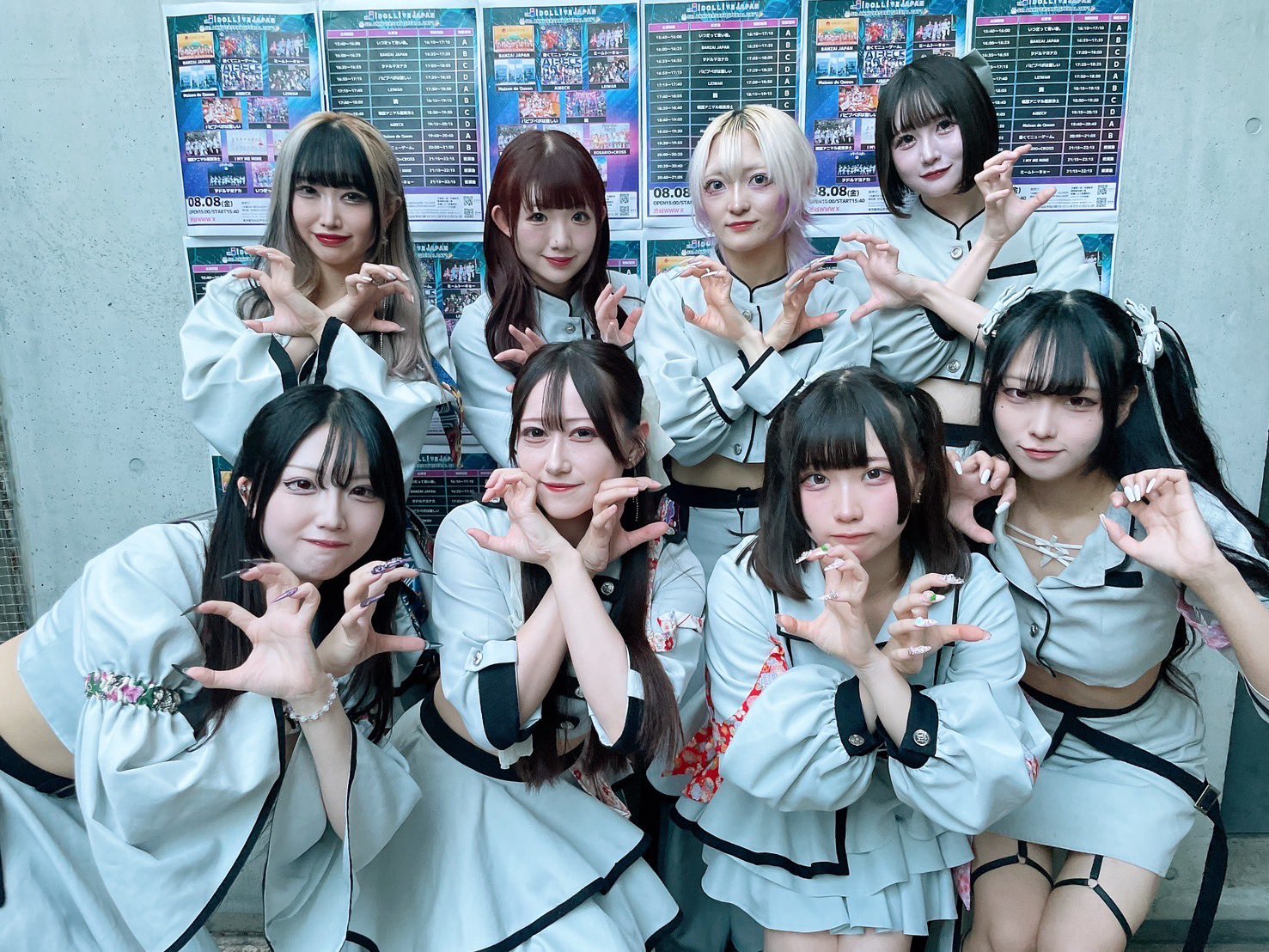 L/INE LIVE アイドル 集合写真 IDOL LIVE JAPAN【有観客&無料配信ハイブリッドライブイベント