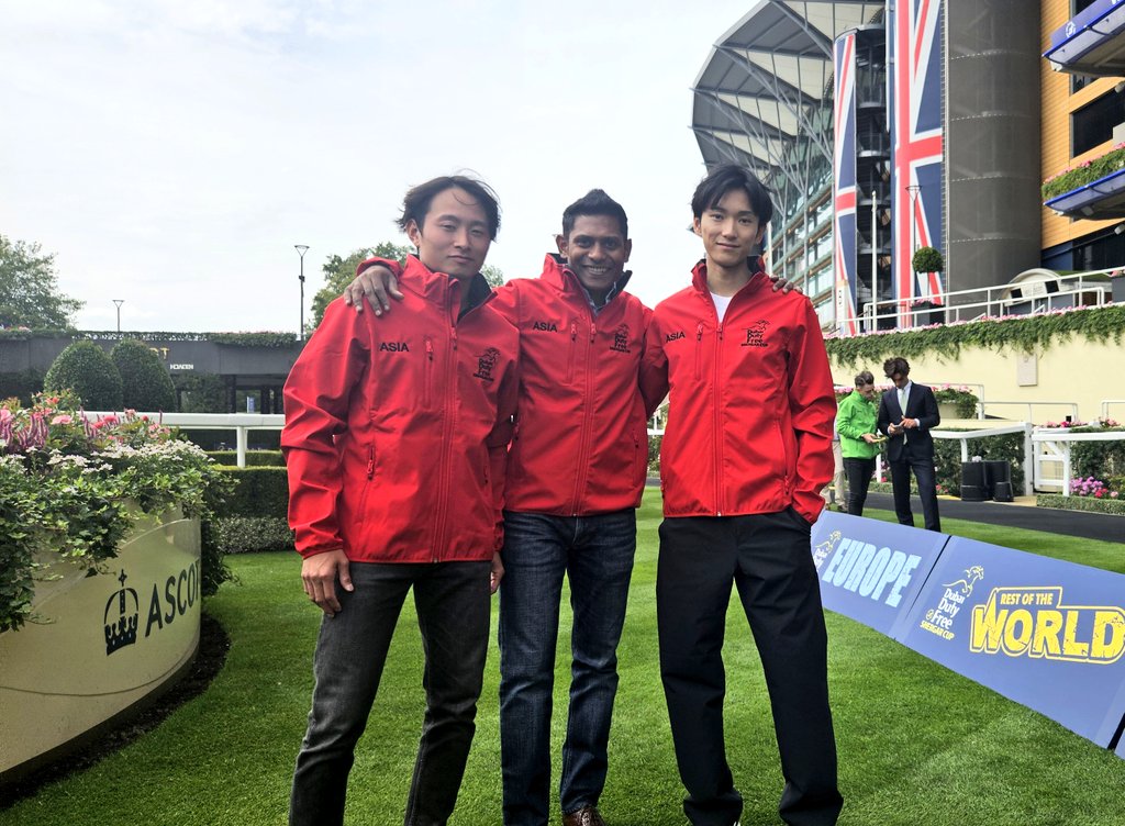 JRA World Racing (@jra_worldracing) on Twitter photo 8/9(土)の🇬🇧アスコット競馬場<a href="/Ascot/">Ascot Racecourse</a>では、今年も世界各国のジョッキーがチーム対抗で腕を競うシャーガーカップが開催されます✨️
🇮🇳S.ナレドゥ騎手率いるアジアチームに🇯🇵岩田望来騎手と🇯🇵坂井瑠星騎手が参戦!両騎手の騎乗レース・騎乗予定馬はこちらからご覧いただけます↓
jra.go.jp/news/202508/08… 8/9(土)の🇬🇧アスコット競馬場<a href="/Ascot/">Ascot Racecourse</a>では、今年も世界各国のジョッキーがチーム対抗で腕を競うシャーガーカップが開催されます✨️
🇮🇳S.ナレドゥ騎手率いるアジアチームに🇯🇵岩田望来騎手と🇯🇵坂井瑠星騎手が参戦!両騎手の騎乗レース・騎乗予定馬はこちらからご覧いただけます↓
jra.go.jp/news/202508/08…
