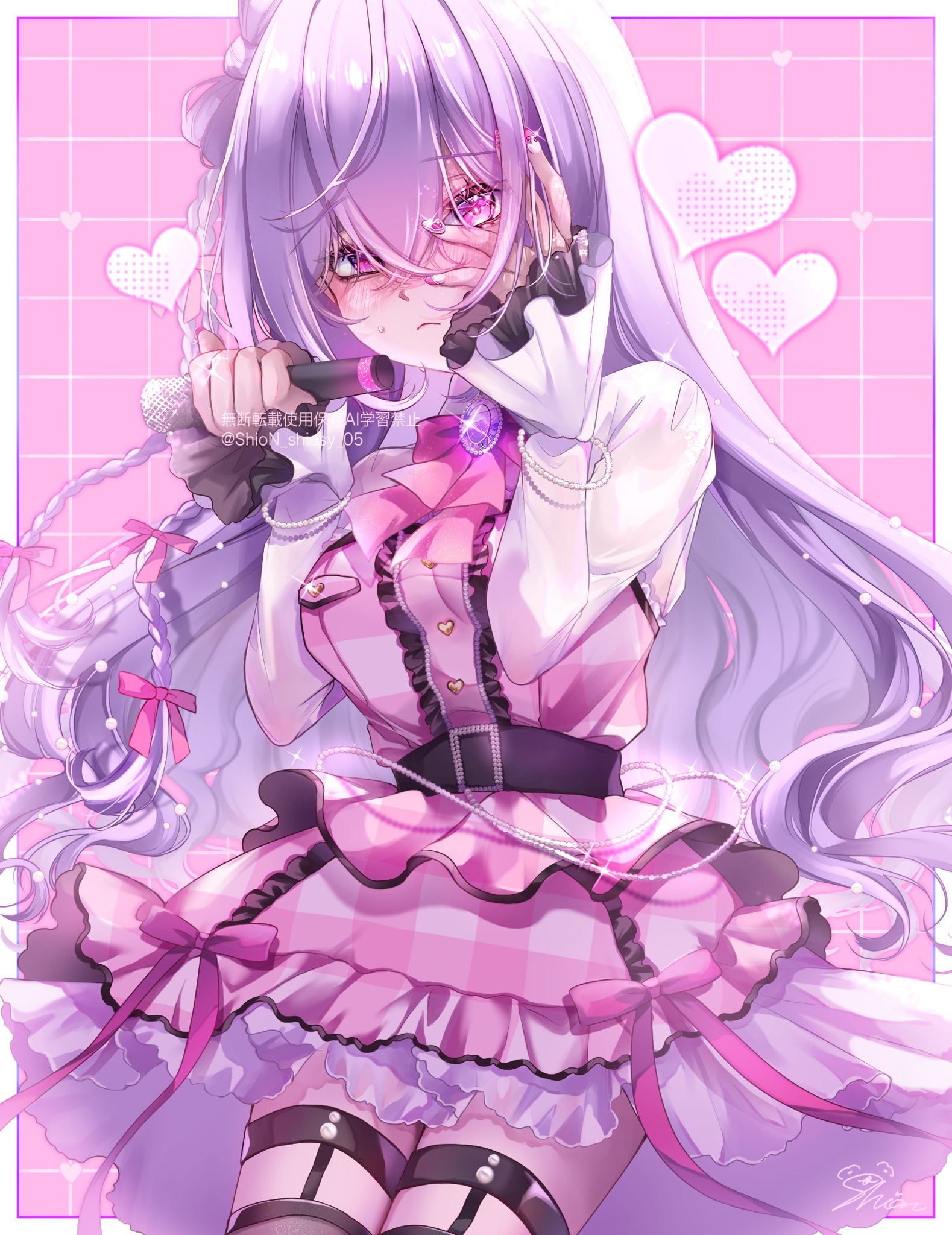 紫音　手描きイラスト　リクエスト 紫咲シオン - ibisPaint