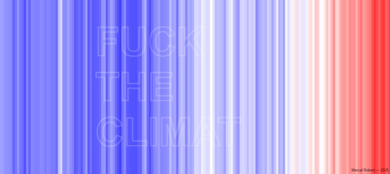 Fuck the Climat est une exposition numérique coup de poing de Marcel Robert qui dénonce, sans détour, l’aveuglement collectif face à l’effondrement climatique à travers 12 œuvres puissantes et immersives...
muam.free.fr/index.php/2025…