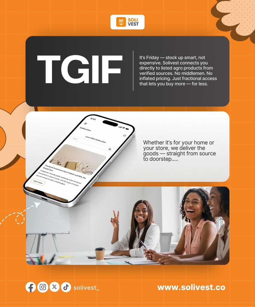solivest_'s tweet photo. THANK GOD IT'S FRIDAY!

Join our group of investors at: https://t.co/hyJT7alYCW

#SOLIVEST
#TGIF
#InvestorAppreciation 
#FinancialJourney 
#WeekendVibes 
#TrustAndGrowth 
#RewardingInvestments 
#ThankfulFriday 
#PartnersInSuccess 
#SolivestFamily https://t.co/15ug6bs61W