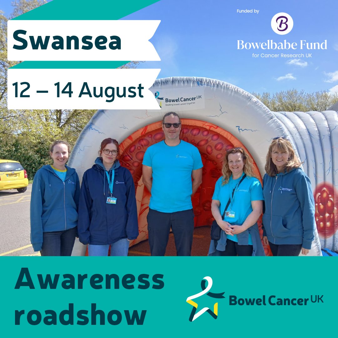 Our awareness roadshow is coming to Swansea!

We’ll be there for Swansea Intergenerational Mid-Summer Festival at The Collaboration Station, St Davids Place, from 11am till 6pm.

To learn where else we’ll be in Swansea this week go to bit.ly/3Vs5JlA