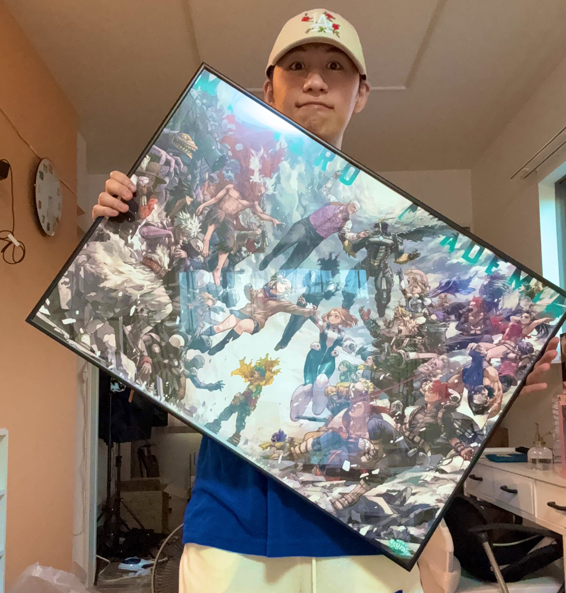 早い物勝ち❗️Xで人気爆上中作家ちはの❗️額付き原画！「お花に集まる動物たち」 おたけ on X: 