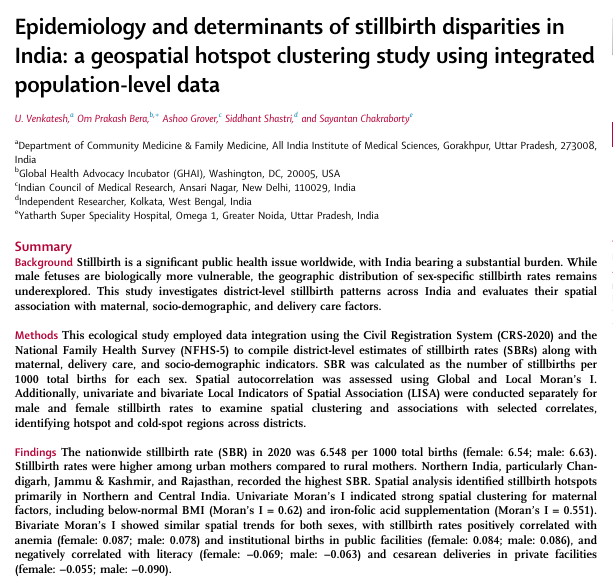 aiims_gkp's tweet photo. 🎉Proud moment for #AIIMSGorakhpur!
TWO research papers from our institute have been published in The Lancet – a testament to our growing impact in global medical research.
Kudos to our dedicated researchers &amp; faculty! 📚
#MedicalResearch #TheLancet @vibs1958 @myogiadityanath https://t.co/PrOUVydj2N