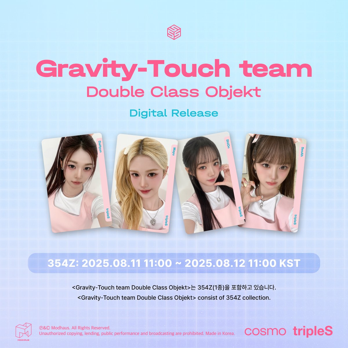 tripleS Gravity-Touch team Double Class Objekt Digital Release