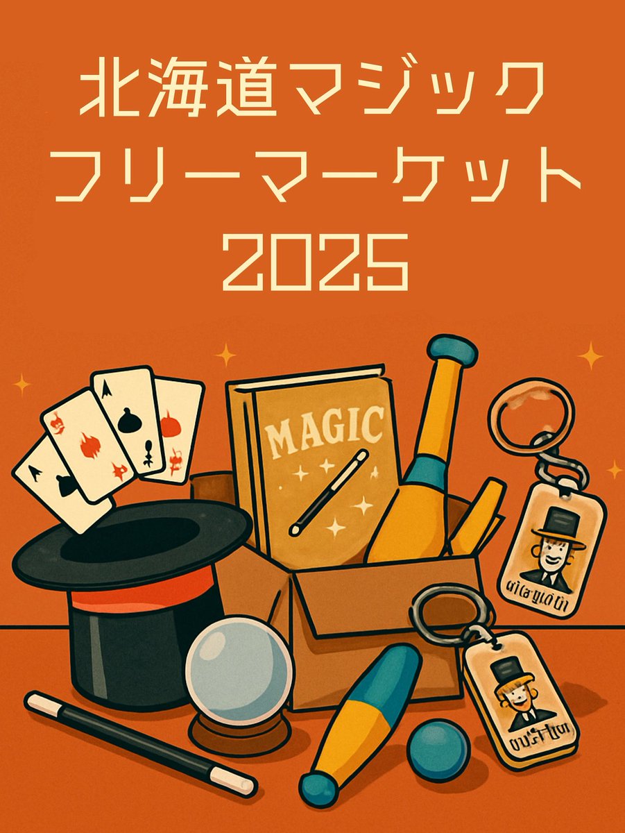 いよいよ本日！ 初開催の北海道マジックフリーマーケット！ 僕も