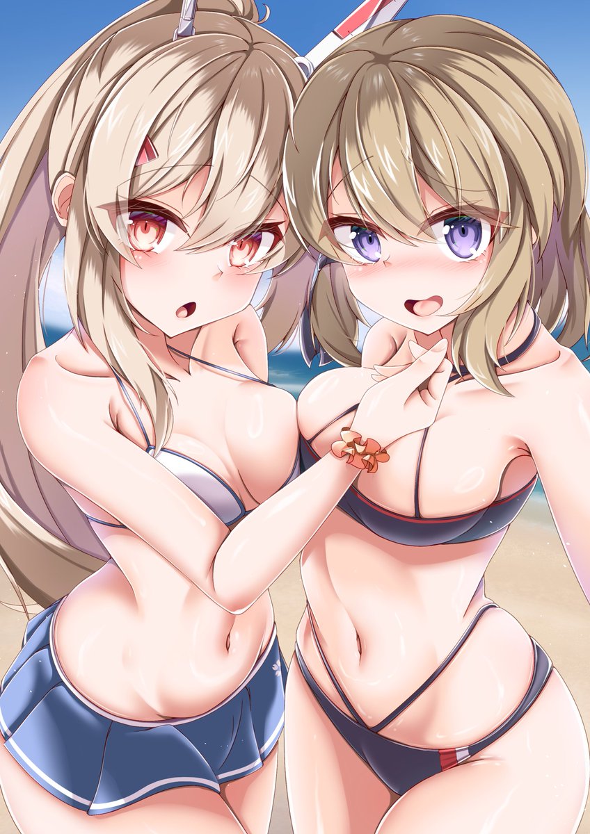 綾波、ニーミ
せっかく海に来たんだから、海に行こうぜ
#アズレン #C106 