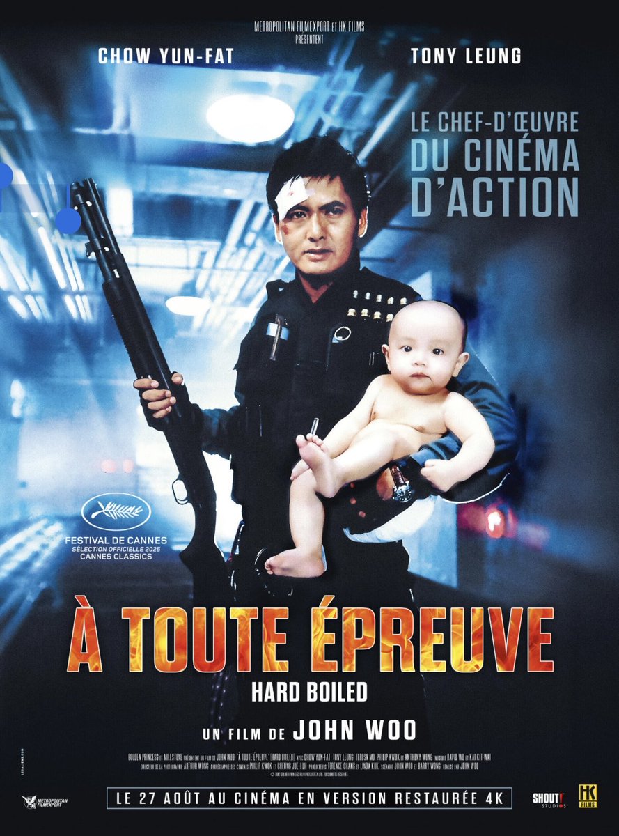L’un des chefs d’œuvre du maître John Woo, #ATouteÉpreuve, ressortira en 4K le 27 août dans toutes les bonnes salles de cinéma. L’affiche et la bande annonce ressortent également pour nous rappeler qu’il y a les films d’actions et les films de John Woo…

youtu.be/f07L59UnIqI