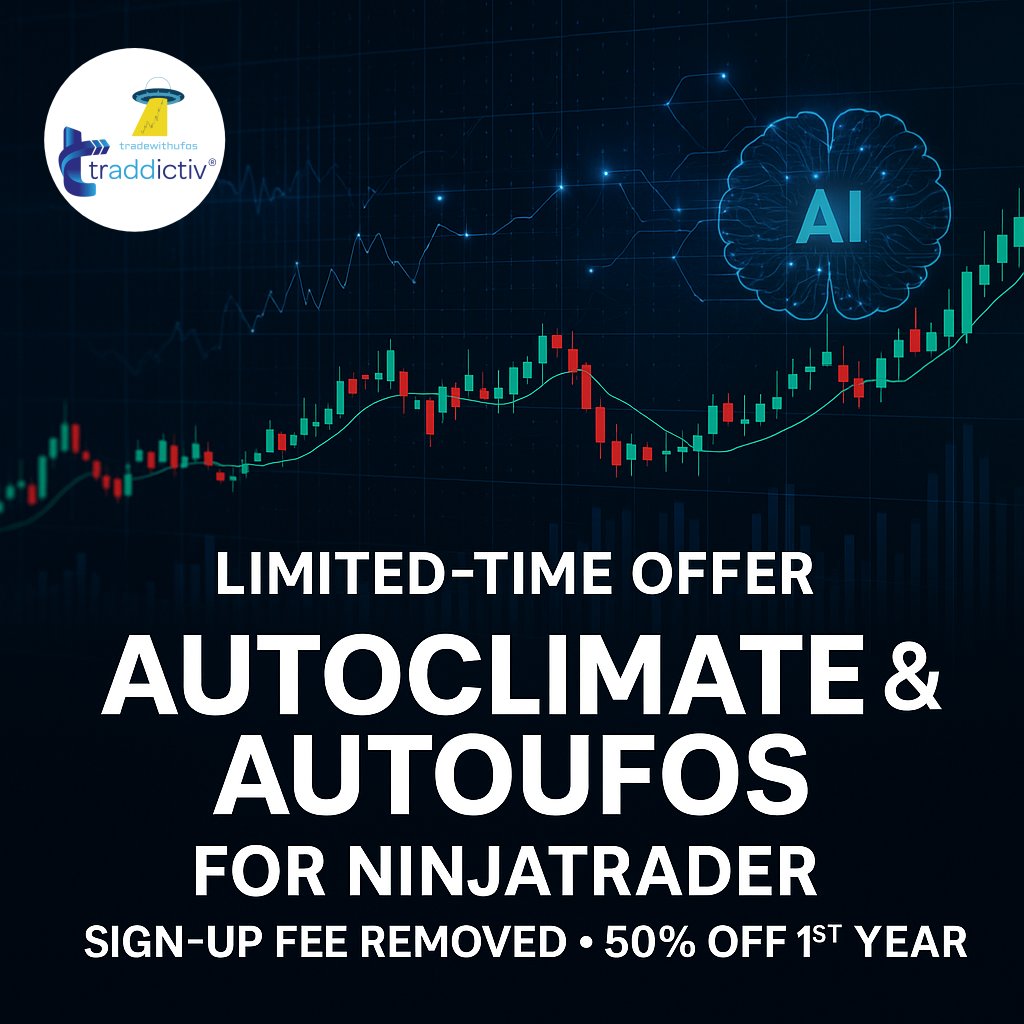 tradewithufos (@tradewithufos) on Twitter photo 📈 Ready to level up your <a href="/NinjaTrader/">NinjaTrader</a> game?
🔥 No sign-up fees + 50% OFF AutoUFOs® yearly (just $305) – includes 2 FREE courses!
🎯 AutoClimate free to start. Limited time!
👉 tradewithufos.com/product/autouf…
#trading #NinjaTrader #stocks #futures #NinjaTraderEcosystem <a href="/NTEcosystem/">NinjaTrader Ecosystem</a> 📈 Ready to level up your <a href="/NinjaTrader/">NinjaTrader</a> game?
🔥 No sign-up fees + 50% OFF AutoUFOs® yearly (just $305) – includes 2 FREE courses!
🎯 AutoClimate free to start. Limited time!
👉 tradewithufos.com/product/autouf…
#trading #NinjaTrader #stocks #futures #NinjaTraderEcosystem <a href="/NTEcosystem/">NinjaTrader Ecosystem</a>