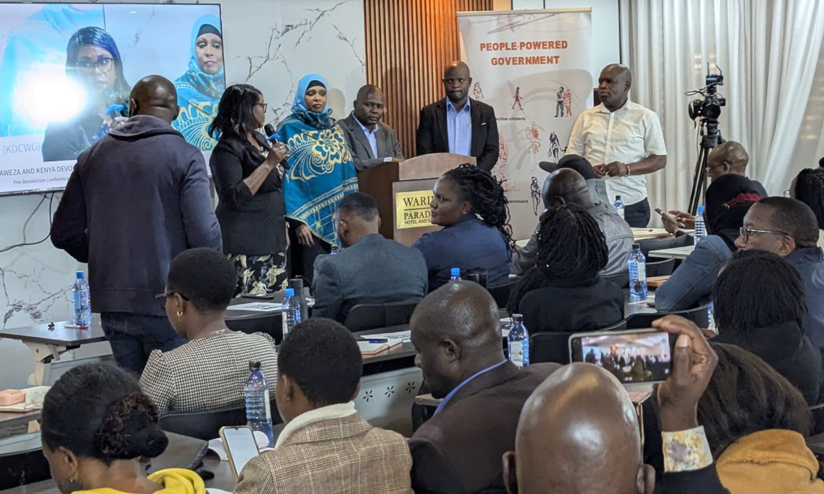 Maandamanoo's tweet image. The Constitution gave counties functions — not favors. Now give them the funding to match. @KDCWGke #DemokrasiaYetu #DevolutionAt13