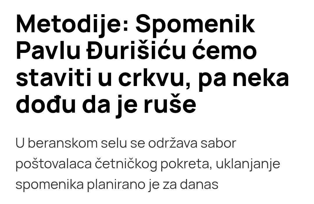 Method Man nije čovjek kome je srušena pamet, ali džaba pamet kad nema čojstva, a ima beogradskih instrukcija.