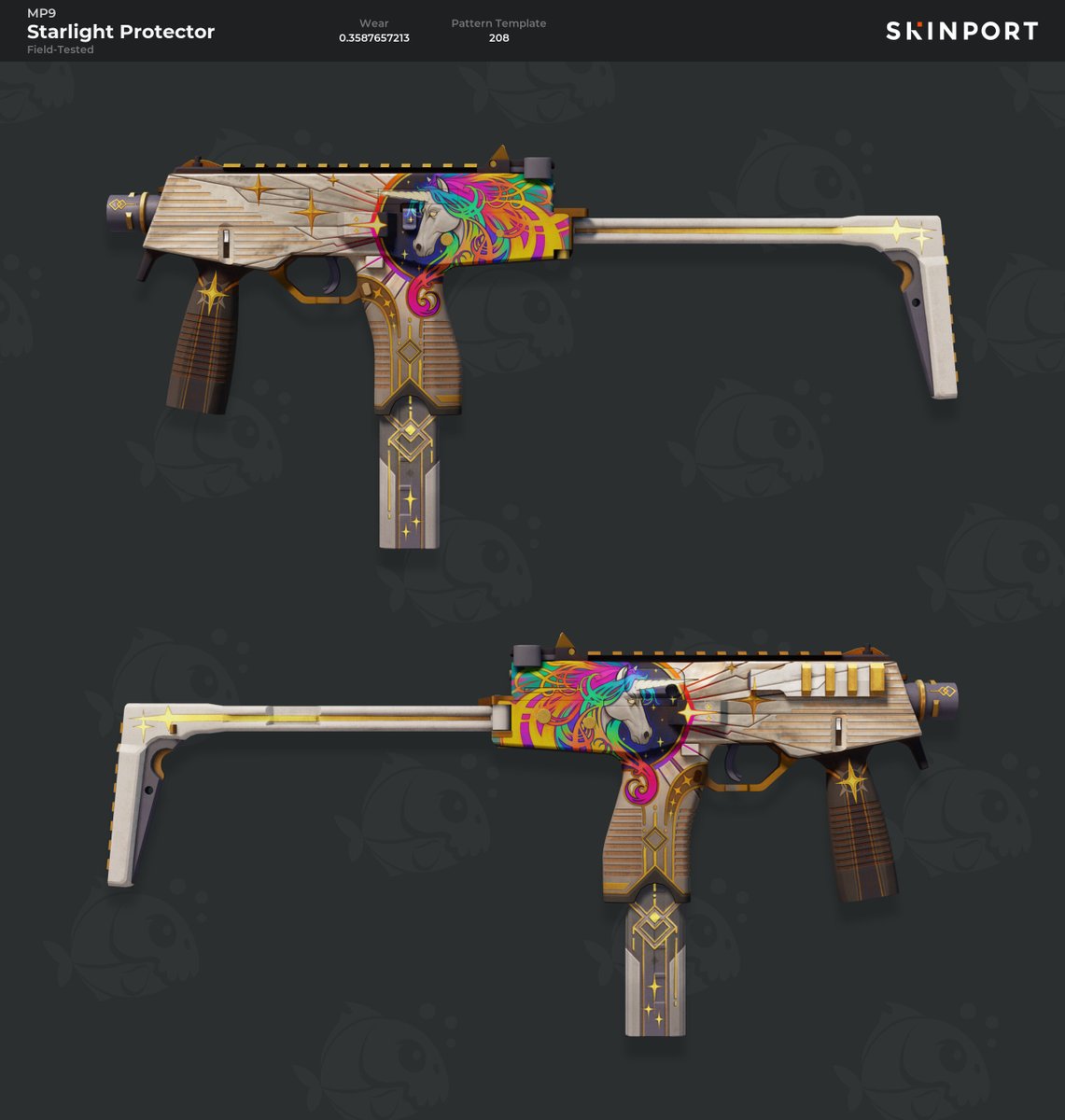 crypopotame's tweet image. 🎯 For Sale!
MP9 l Starlight Protector FT float 0.35876572
📷  Price : 2.63$  
Link : skinport.com/i/YPMWB7GWWZ7 
📷 Clean skin  
📷#CS2 #CSGO #SkinSale #TradeUp