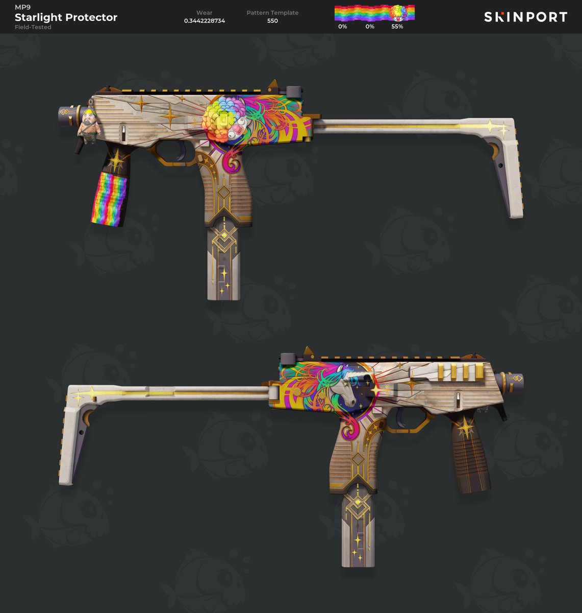 crypopotame's tweet image. 🎯 For Sale! 
📷MP9 l Starlight Protector FT float 0.34422287
📷  Price : 2.92$  
Link skinport.com/i/SUUBCVVOOS3
📷 Nice stickers combo !
📷#CS2 #CSGO #SkinSale #TradeUp