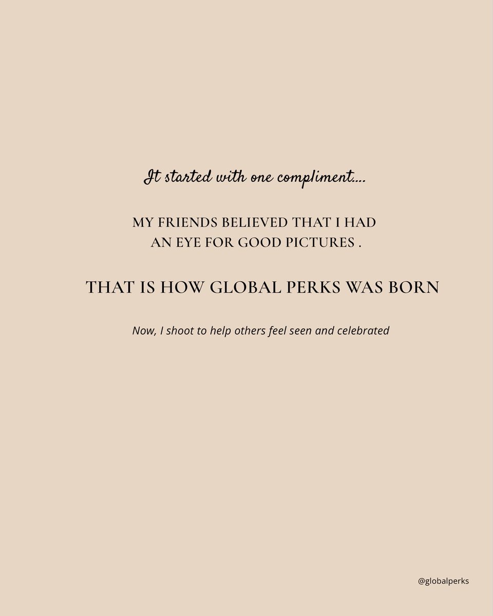 globalperks_'s tweet photo. GlobalPerks started with one simple thing, people saw beauty in what I captured✨
From instinct to intention, GlobalPerks has become more than just about photography. It’s about confidence, elegance and timeless memories.

Slide through to see the journey….

#explorepage✨ #exploremore #calabarbusinesses #calabarphotographer