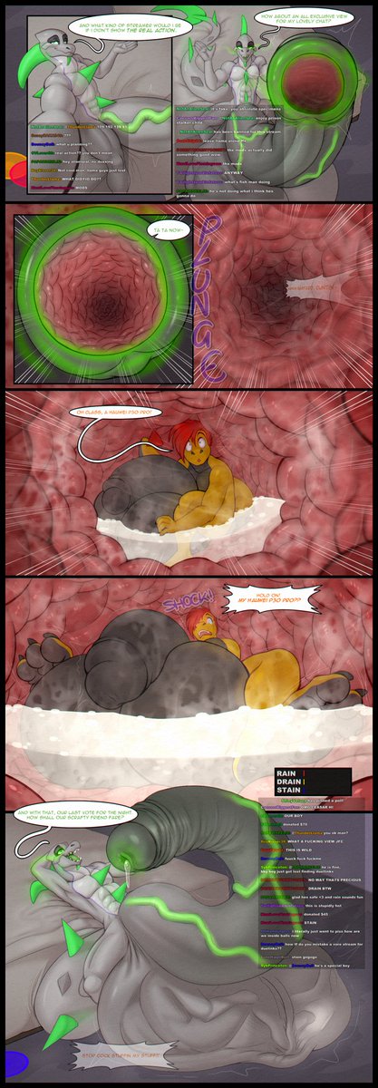 CW: VORE | COCK VORE    
Vengeful Veluza II (8/?) 🦎📷   
For CornChip21 on FA!