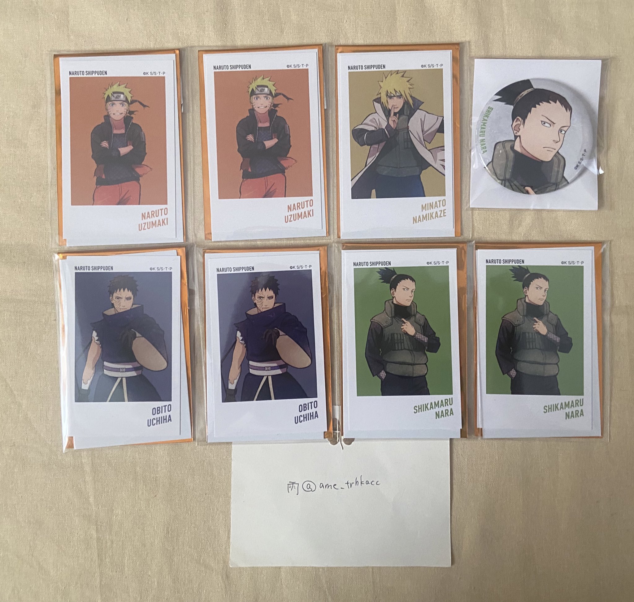NARUTO ベースヤード　ミナト　フレームマグネット　クリアアート　ステッカー 雨☔️ on X: 