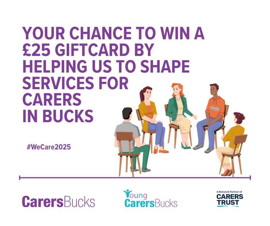 🗞 Your voice. County-wide impact.

Our 2025 ‘We Care’ survey is now open. Please take 15 mins to share your experiences: forms.office.com/pages/response…

#WeCare #WeCare2025 #Buckinghamshire