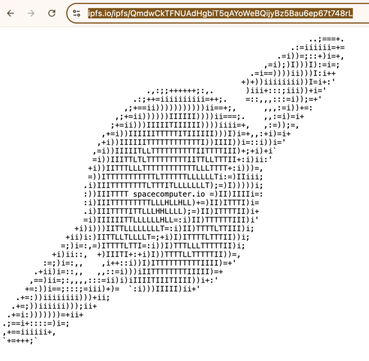 SpaceComputer | Orbital Root of Trust (@spacecomputerio) on Twitter photo π½ππ£π€π₯ βπ ππ₯πππ₯
π½ π€ π
Find below an initial demonstration of discoverability and communication between the SpaceComputer IPFS node and the public <a href="/IPFS/">IPFS</a> network.
Soon, this pinned beacon will contain ππββπΎs - derived from satellites - for consumption.
But for π½ππ£π€π₯ βπ ππ₯πππ₯
π½ π€ π
Find below an initial demonstration of discoverability and communication between the SpaceComputer IPFS node and the public <a href="/IPFS/">IPFS</a> network.
Soon, this pinned beacon will contain ππββπΎs - derived from satellites - for consumption.
But for