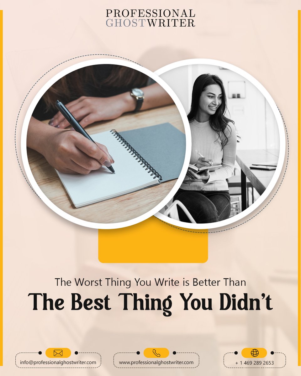 profghostwriter's tweet image. Or let us write it for you — so it doesn’t stay unwritten.

#ProfessionalGhostwriter #YourVoiceOurCraft #BookWritingService #GhostwritingExpert
#BookEditing #CleanCopy #ProEditors #WritingMotivation #GhostwritingQuotes #WriteToday