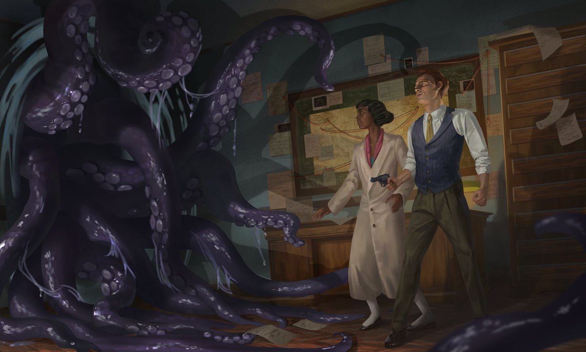 He said it was just a noise in the basement. He didn’t mention the teeth.. 🕵️‍♂️
Solving mysteries with the perfect audio immersion, TableTones Horror Universe is getting upgrades soon, what would you like to see with the next update? 🔍🕯️🕰️

#noir #ttrpg #horror #cthulu #gamemaster