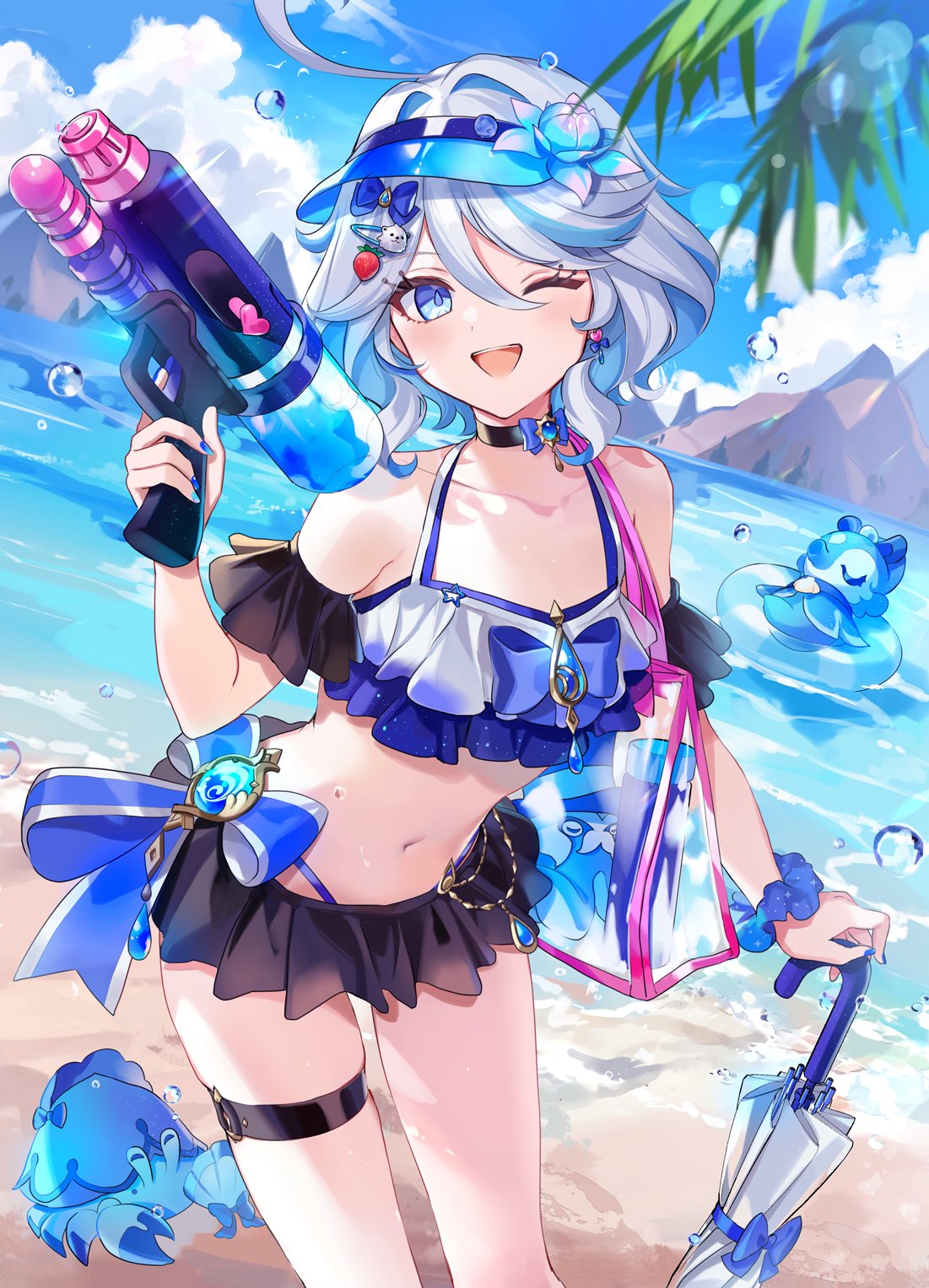 原神フリーナ水着姿のキャラクター タペストリー 火ノ@1日目め54ab on X: 