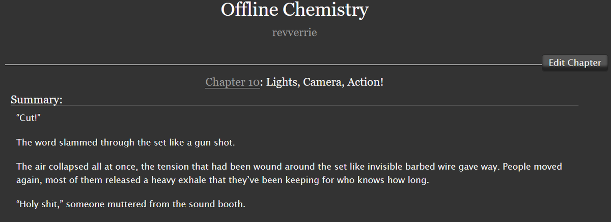 _revverrie's tweet image. #phainaxa Offline Chemistry chapter 10 is out!! 

Changed the chapter title but oh well, I hope you enjoy! ☀️🌿

archiveofourown.org/works/66882670