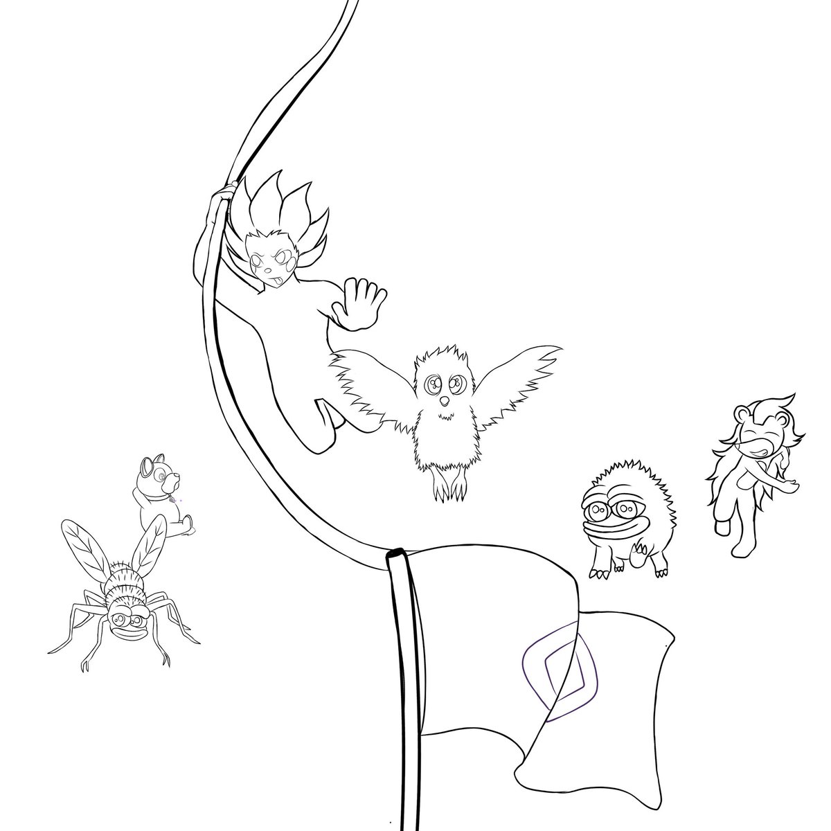 cool08124's tweet photo. Created this art, an inspiration on what if @monad characters played CTF. Chog is learning too much from @berzan 

what team do you root for? https://t.co/mhAyDdvnpd