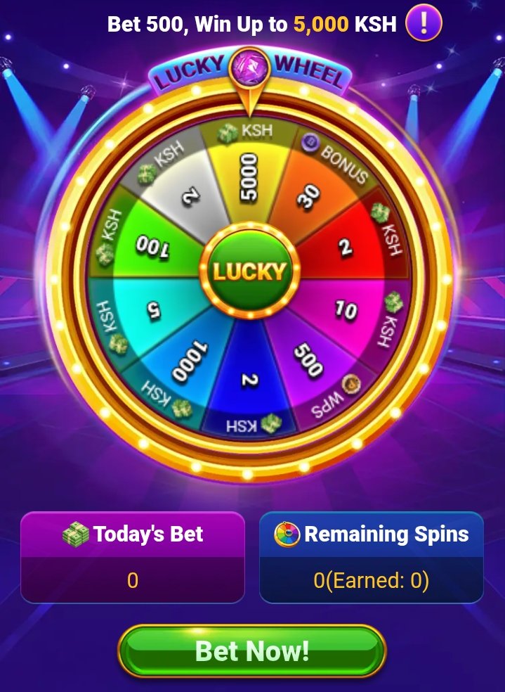 WinsrushK's tweet photo. Hot🔥 &amp; New🎉
Lucky Wheel Promo🎉🎊
Place a bet of 500 KSH in the platform's games to earn one free spin opportunity.
Each user can earn a maximum of 10 spins per day.
Login now:  https://t.co/4uaog7TzEa to Win upto 5000 ksh

#Luckywheel #winningstartshere https://t.co/FusYw7LvvG
